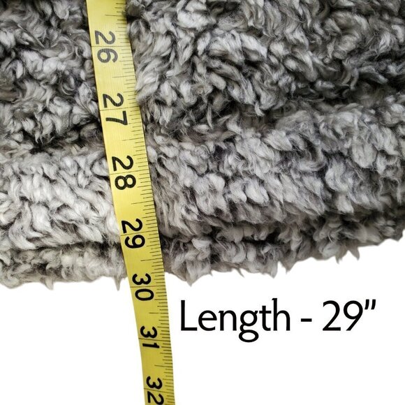 Weatherproof Vintage Ladies' Cozy Sherpa Teddybear Pullover Jacket in Granite XL - Picture 11 of 16